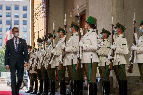 Heads of State and Government attending the transfer of command